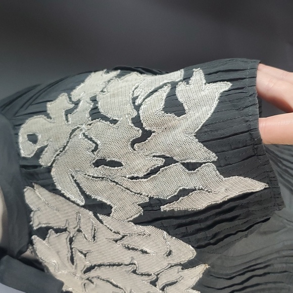 Project Alabama Anthropologie 100% Silk Vintage Look Top Blouse sz 8 - Picture 6 of 11